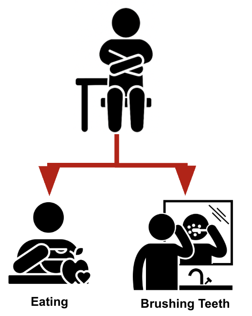Increased functional reach and bimanual task capability